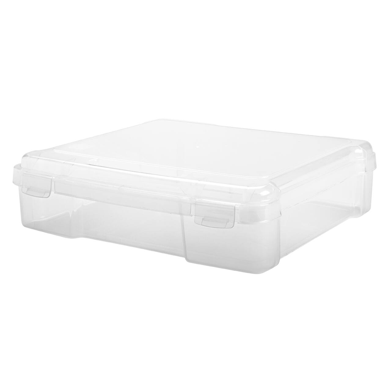 Iris® Clear 8" x 8" Portable Project Case, 6 Pack